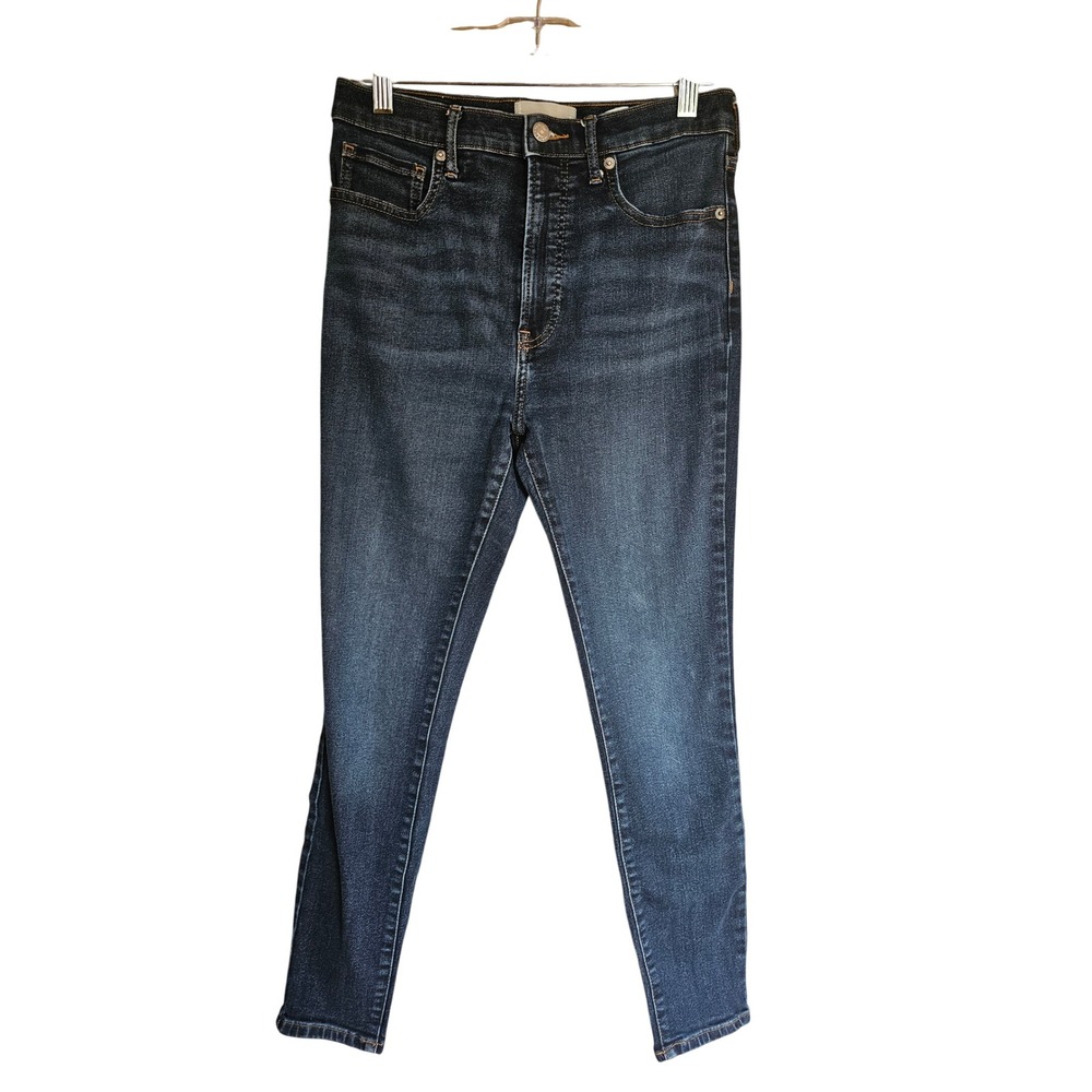 Everlane The High Rise Skinny Jean Women 29 Regular Dark Wash Denim Stretch Slim